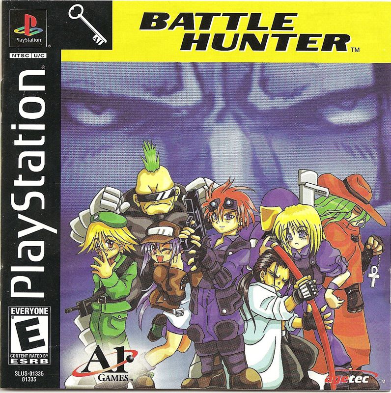 Battle Hunter box art for Playstation